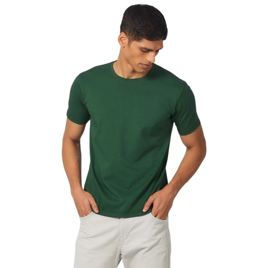 Forest Green Premium Knit T-Shirt Fabric