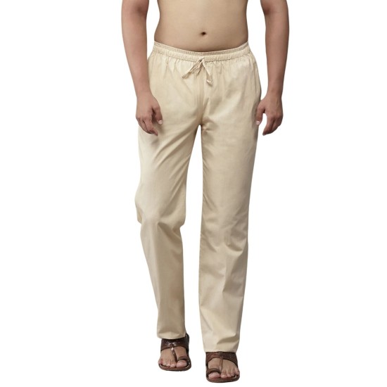 Premium Beige Soft Drape Trouser Fabric