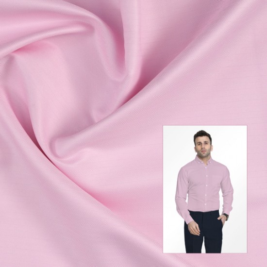 Elegant Blush Pink Solid Suiting Fabric