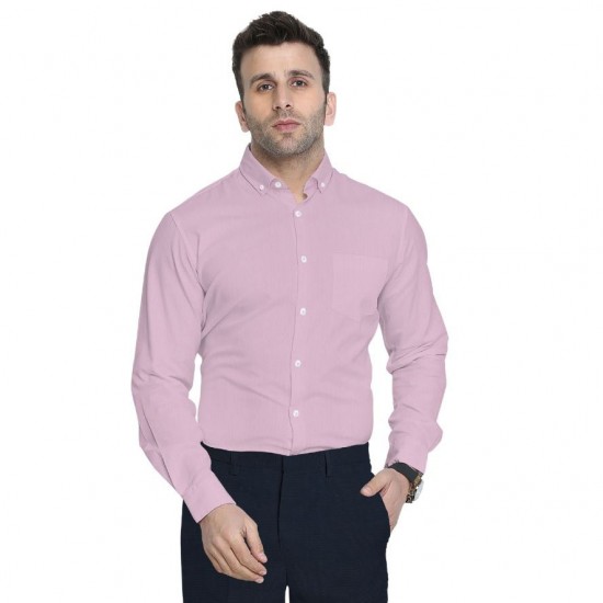 Elegant Blush Pink Solid Suiting Fabric