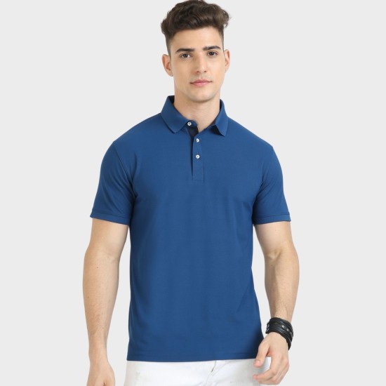 Royal Blue Knit T-Shirt Fabric