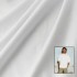Classic White Soft Knit T-Shirt Fabric