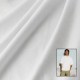 Classic White Soft Knit T-Shirt Fabric