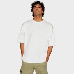 Classic White Soft Knit T-Shirt Fabric