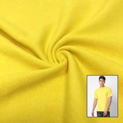 Sunshine Yellow Soft Jersey T-Shirt Fabric