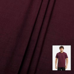 Premium Maroon Cotton Jersey T-Shirt Fabric