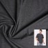Charcoal Grey Cotton Jersey T-Shirt Fabric