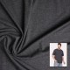 Charcoal Grey Cotton Jersey T-Shirt Fabric