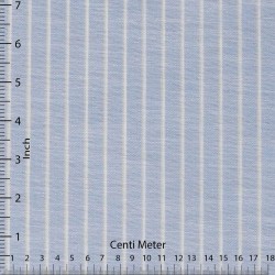 Light Blue Pinstripe Premium Shirting Fabric