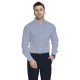 Classic Light Blue Micro-Pattern Formal Shirting Fabric