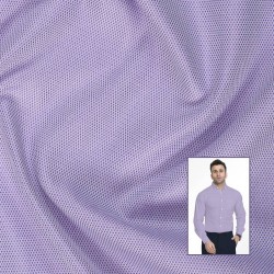 Lavender Micro-Textured Premium Shirting Fabric