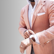 Peach Solid Premium Suiting Fabric
