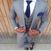 Light Blue Premium Suiting Fabric