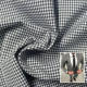 Black & White Micro Check Premium Suiting Fabric