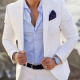 Classic White Premium Suiting Fabric