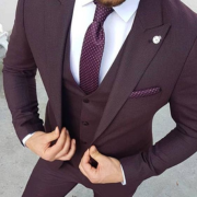 Royal Maroon Premium Suiting Fabric