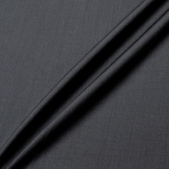 Premium Black Solid Suiting Fabric