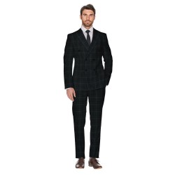Black Box Check Suit & Trouser Fabric
