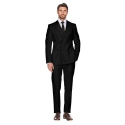 Solid Dark Navy Premium Suit & Trouser Fabric