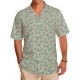 Blue Leaf Print Casual Shirt Fabric – Soft Pastel