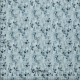 Sky Blue Mini Leaf Print Casual Shirt Fabric