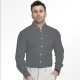 Black & Grey Geometric Pattern Premium Shirting Fabric