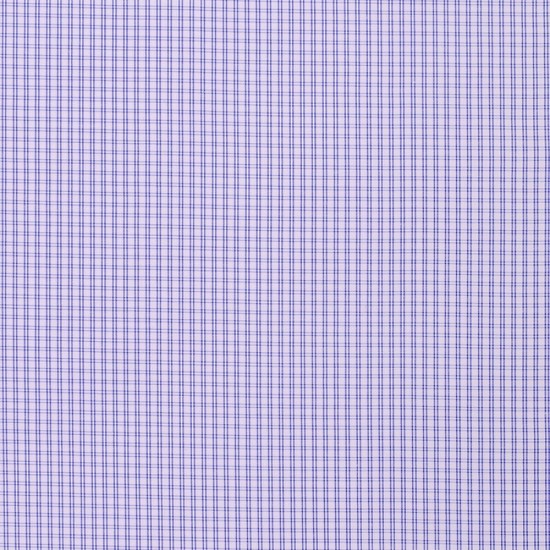 Blue and Pink Box Stripe Shirt Fabric