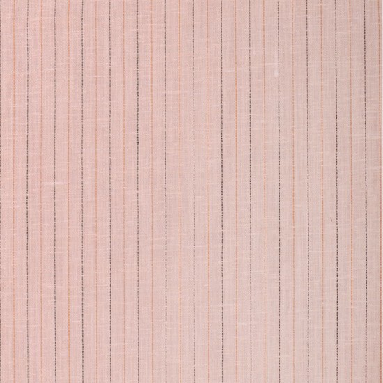Peach Pink Stripe Shirt Fabric