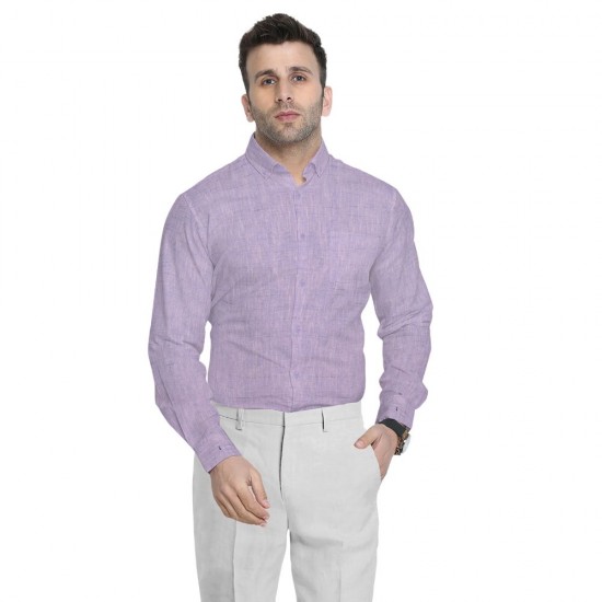 Lavender Plain Shirt Fabric