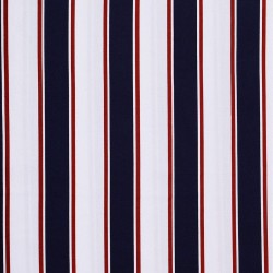 White and blackl stripe shirt fabric