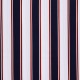 White and blackl stripe shirt fabric