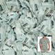 Abstract Geometry Printed Casual Shirt Fabric – Aqua Grey