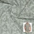 Soft Leaf Print Casual Shirt Fabric – Sage Grey