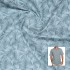 Leaf Motif Casual Shirt Fabric – Soft Grey