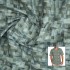 Blue Grey Abstract Check Casual Shirt Fabric