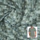 Blue Grey Abstract Check Casual Shirt Fabric