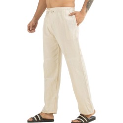 Elegant Ivory White Trouser Fabric