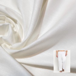Classic Pure White Trouser Fabric