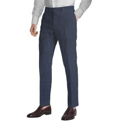Blue trouser fabric