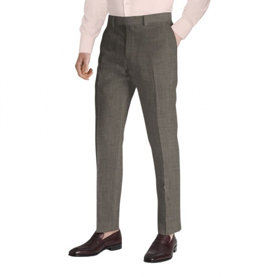Light grey trouser fabric