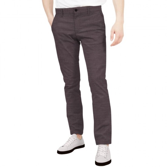 Plain Purple Chinos Trouser Fabric