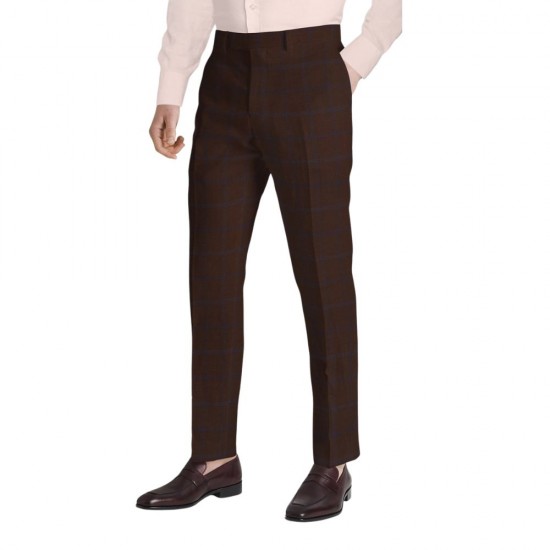 Red box trouser fabric