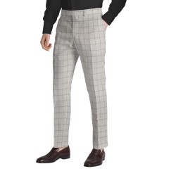 White box trouser fabric